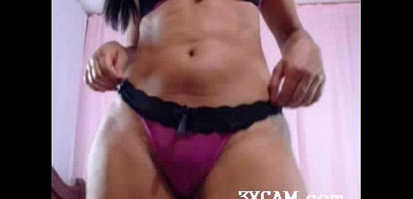  sexy latina milf in bikini cam show